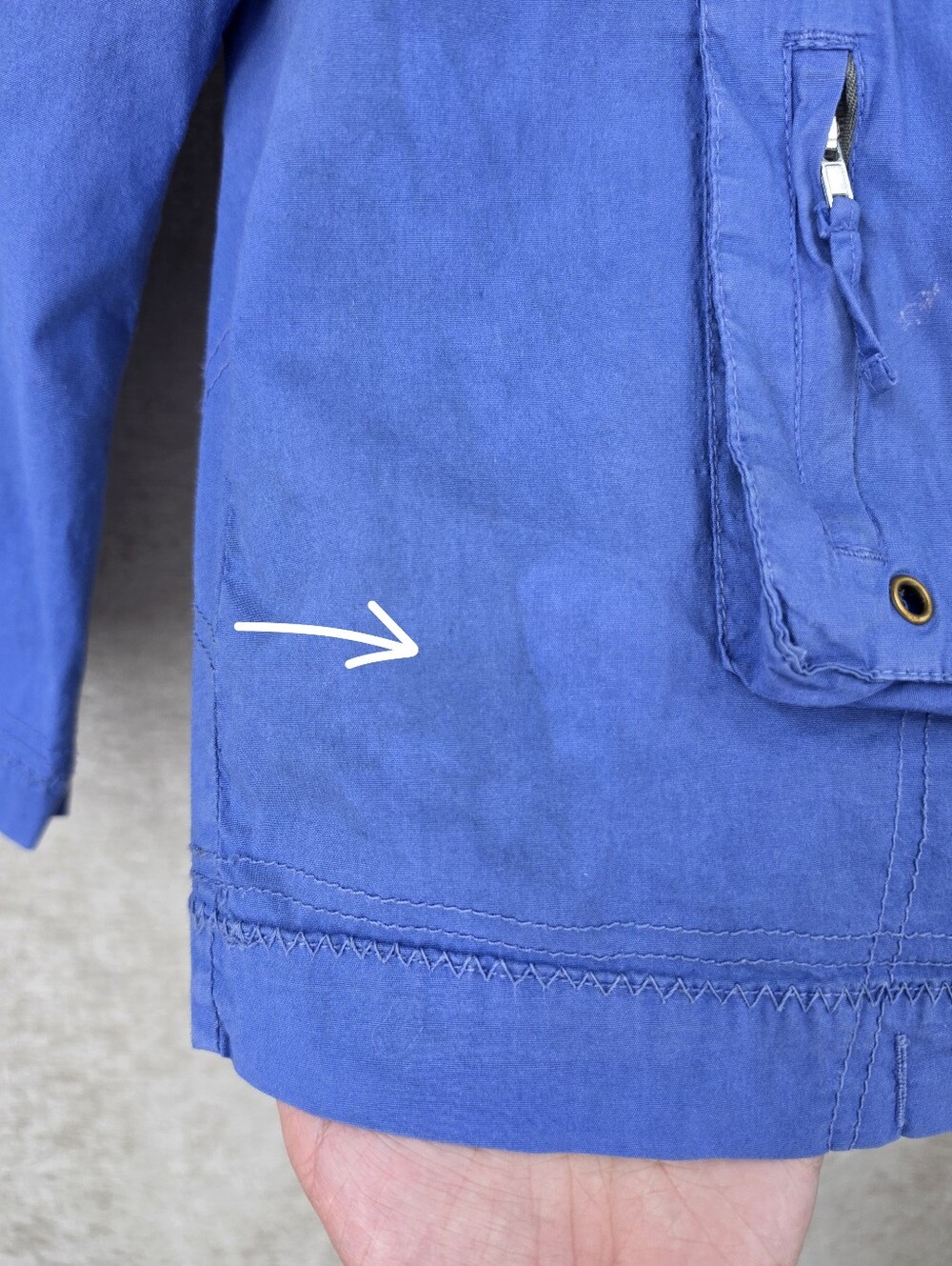 Pete & Greta Y2K Unisex Blue Cargo Bremuda Shorts Utility Pockets Thrashed - Picture 13 of 13
